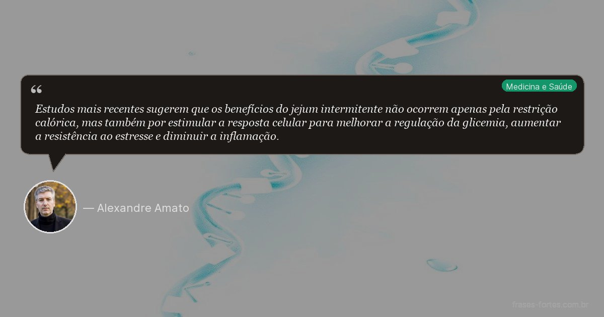 Frase de Alexandre Amato