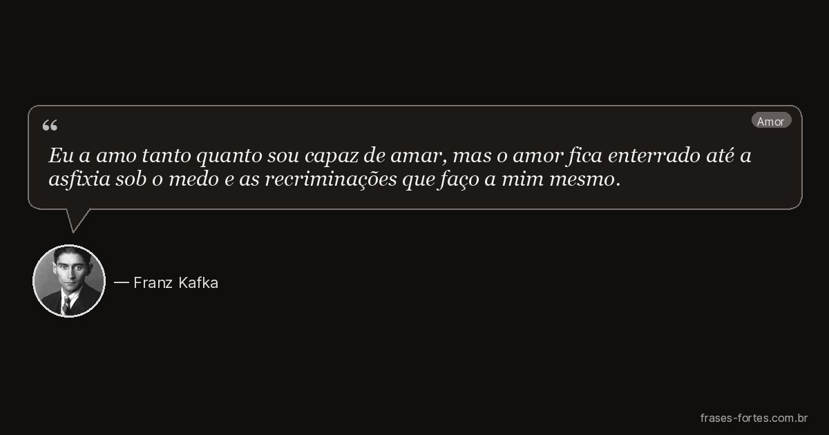 Frase de Franz Kafka