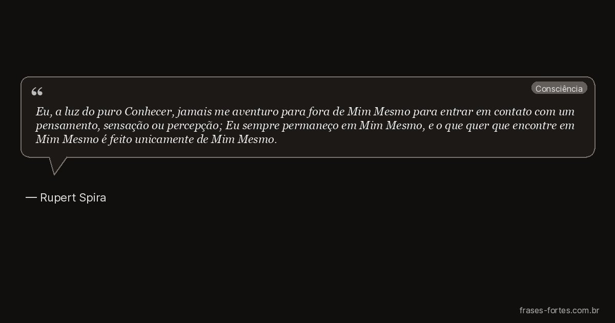 Frase de Rupert Spira
