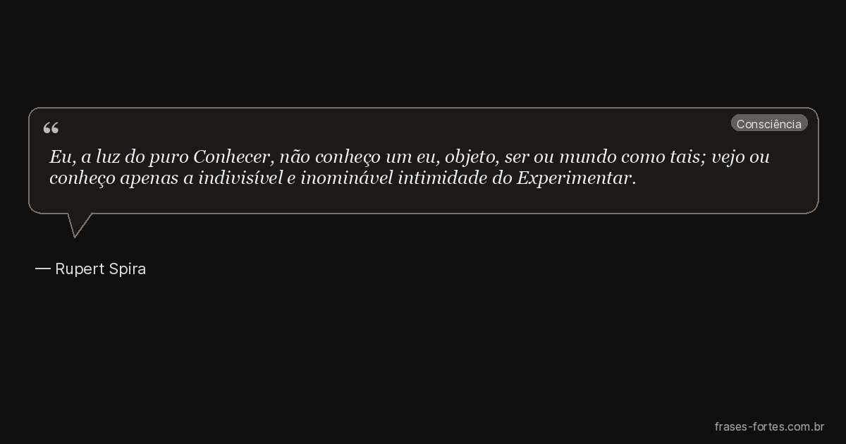 Frase de Rupert Spira