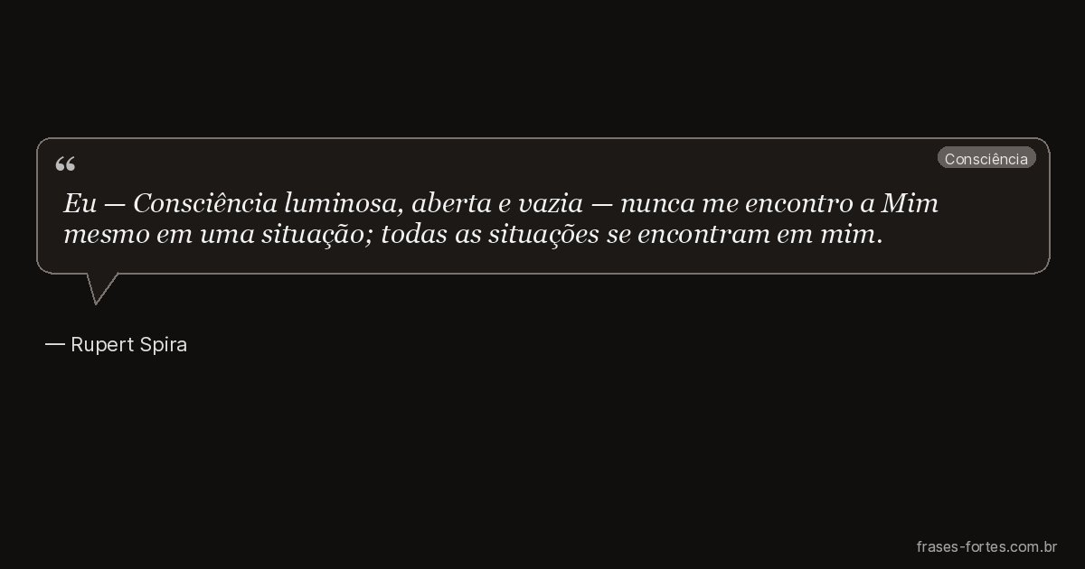 Frase de Rupert Spira