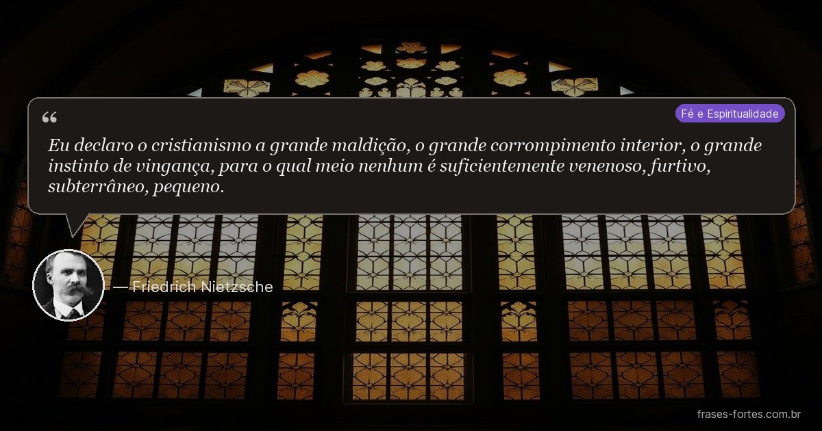 Frase de Friedrich Nietzsche