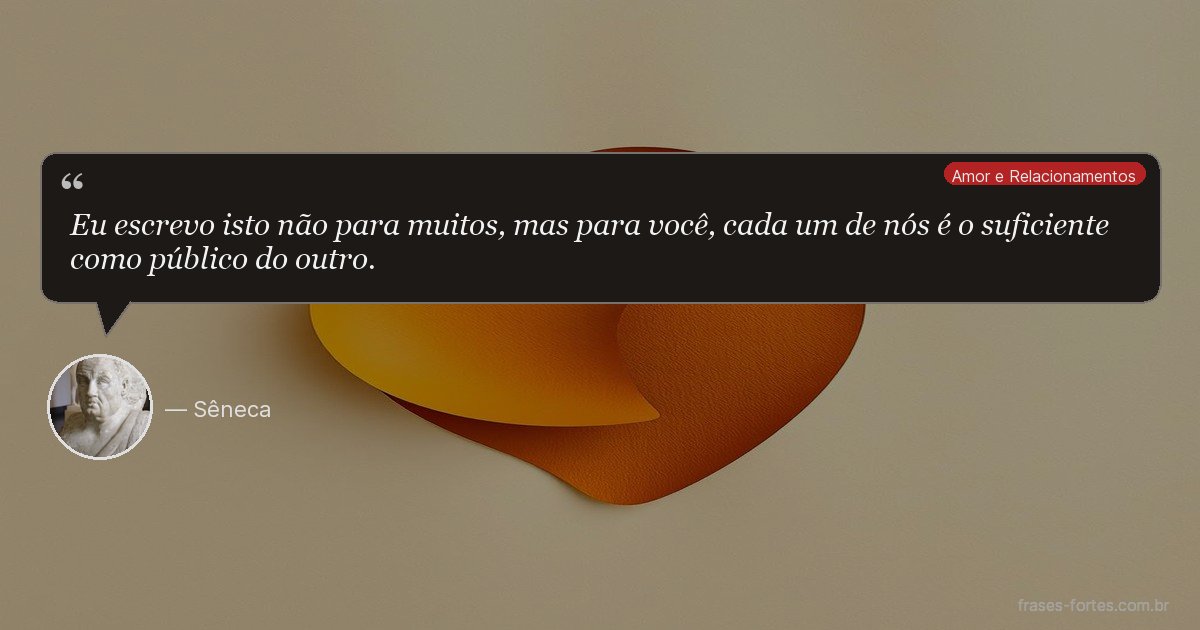 Frase de Sêneca