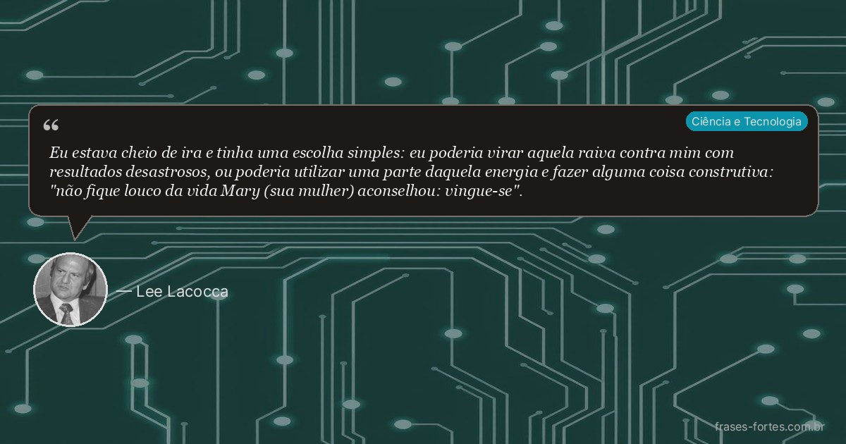 Frase de Lee Lacocca