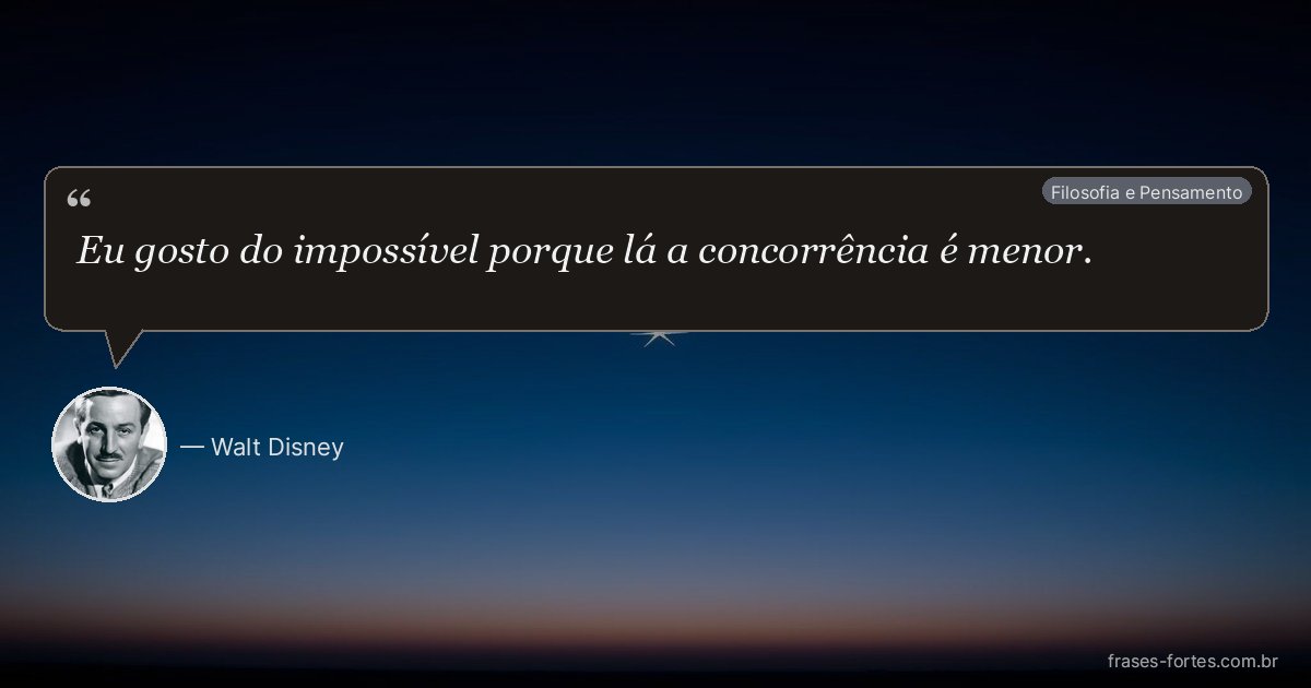 Frase de Walt Disney