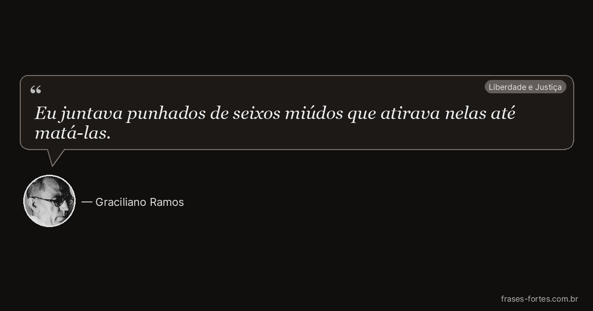 Frase de Graciliano Ramos