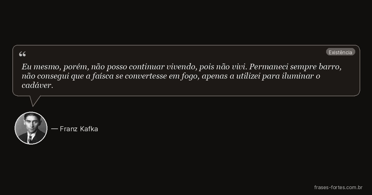 Frase de Franz Kafka