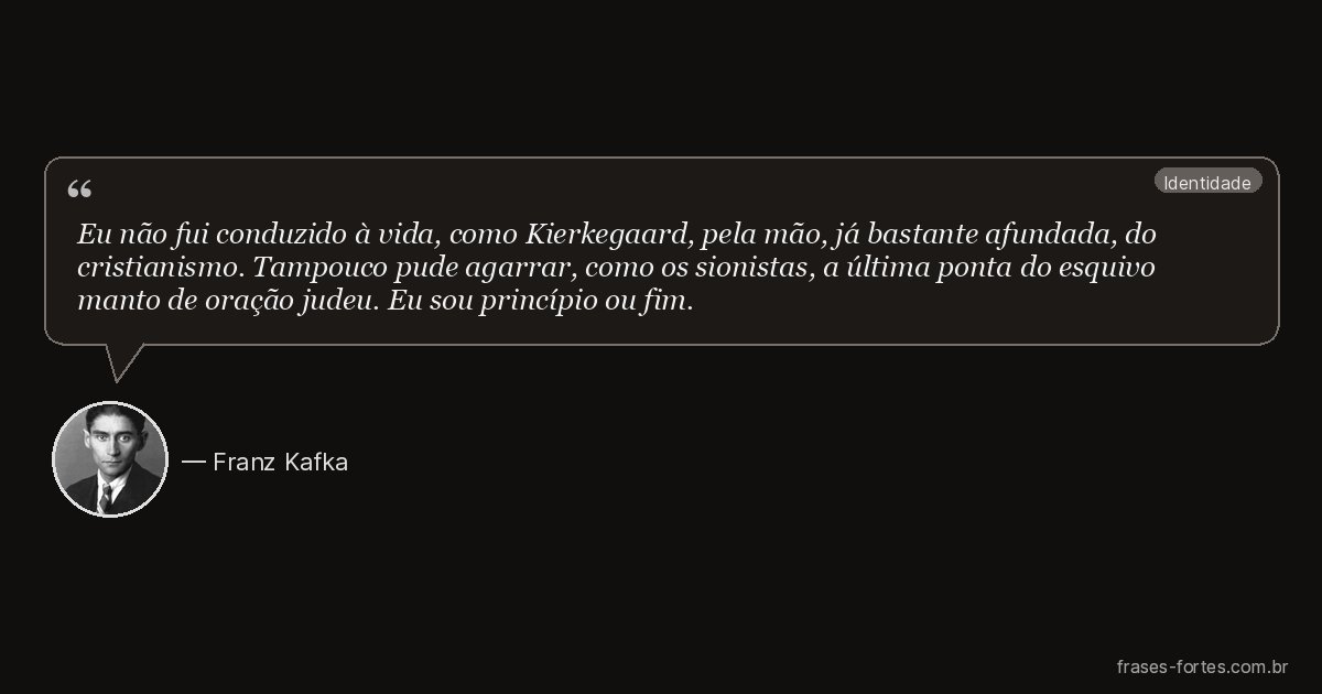 Frase de Franz Kafka