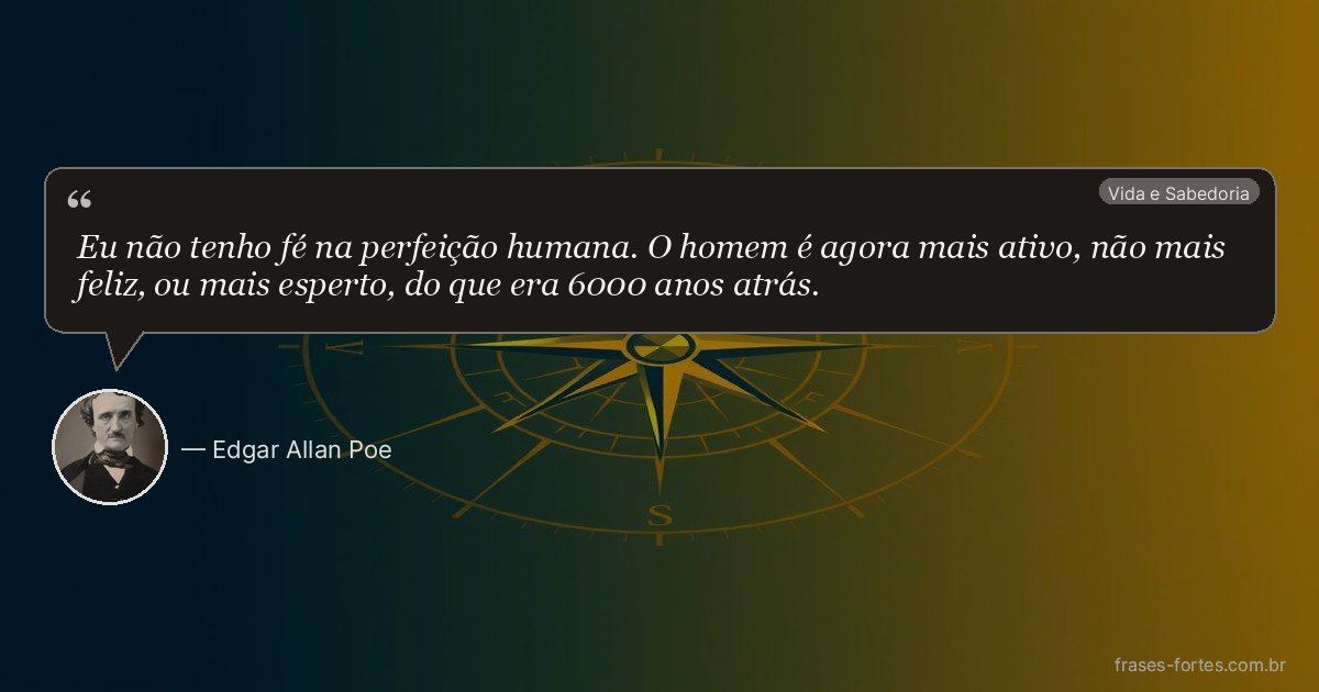 Frase de Edgar Allan Poe
