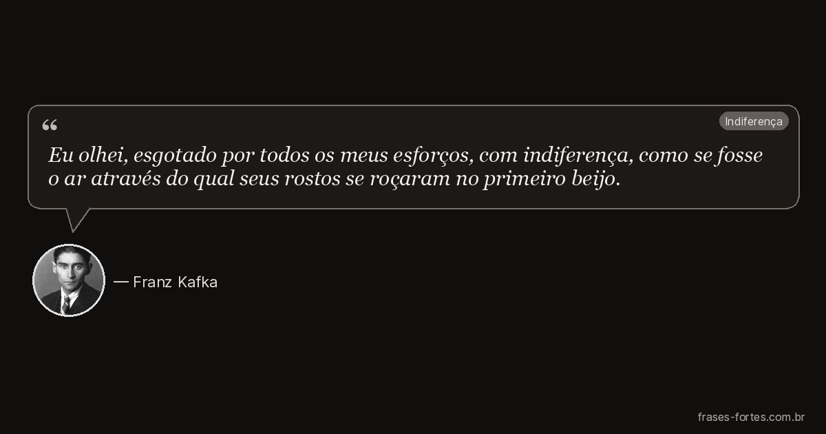 Frase de Franz Kafka
