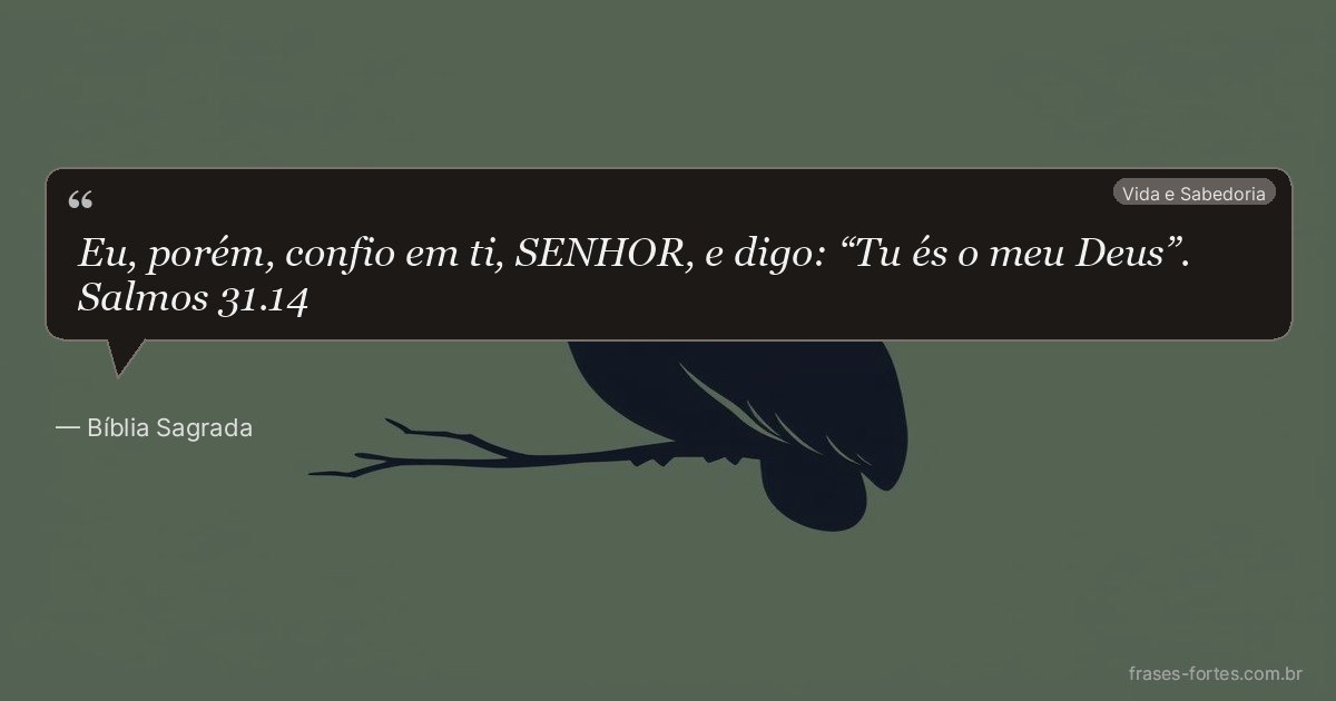 Frase de Bíblia Sagrada