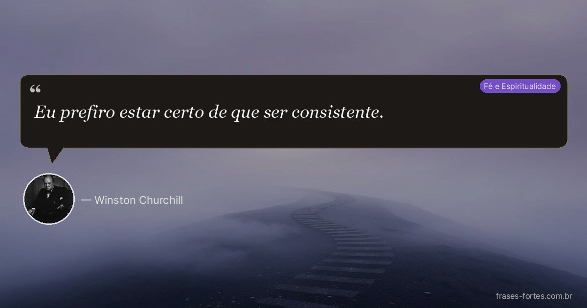 Frase de Winston Churchill