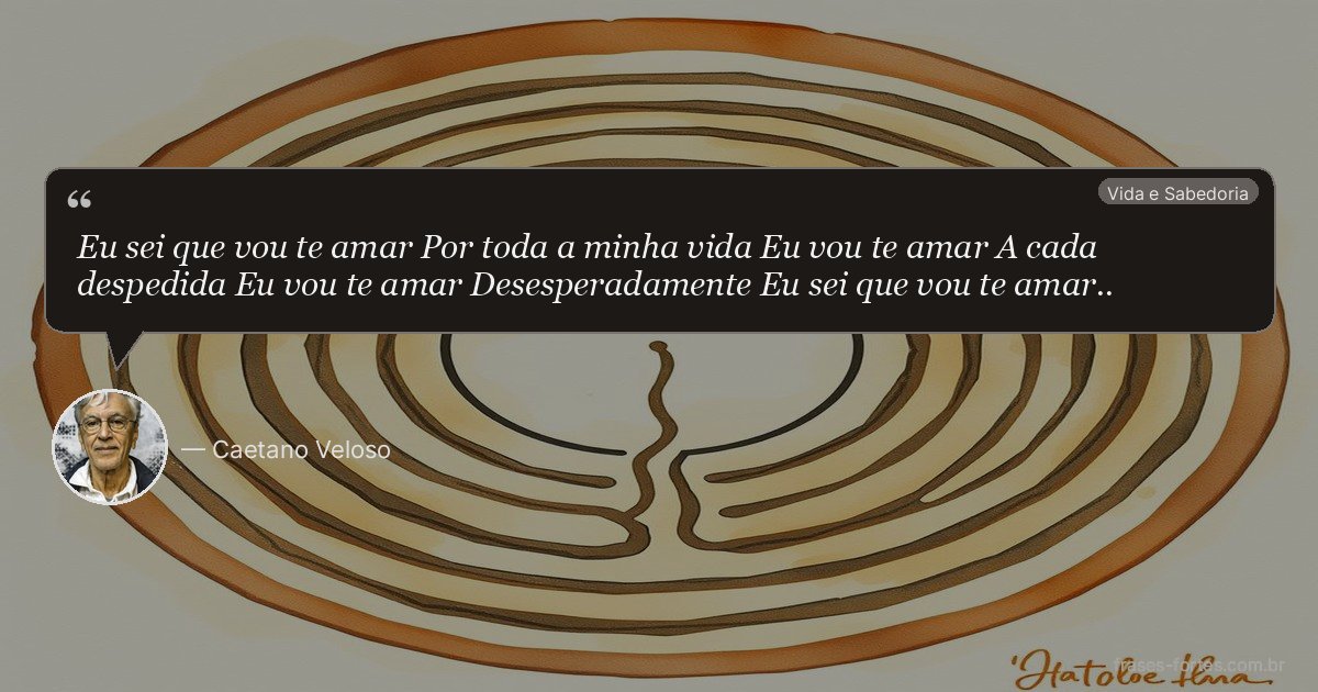 Frase de Caetano Veloso