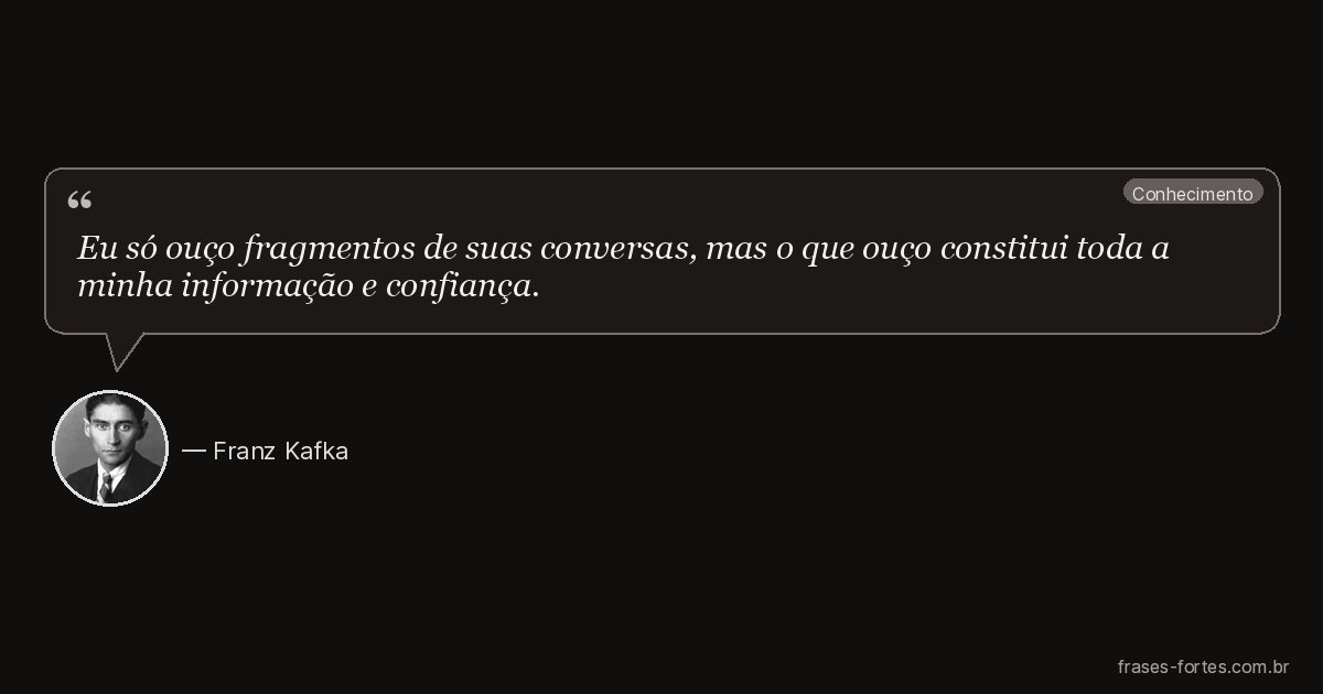 Frase de Franz Kafka