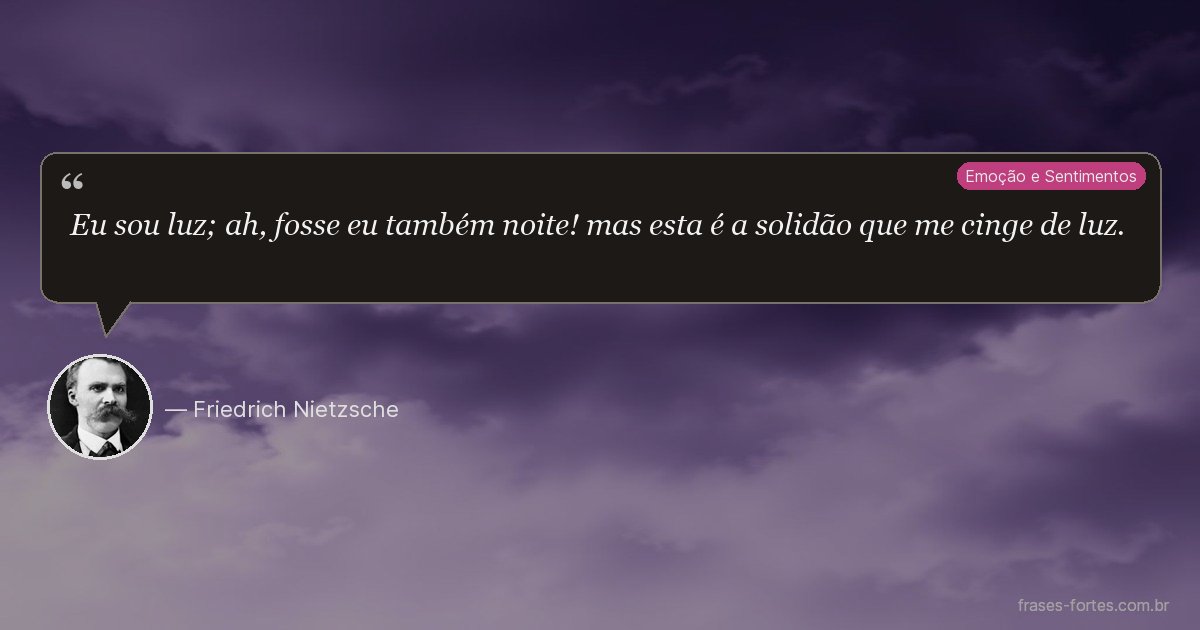 Frase de Friedrich Nietzsche