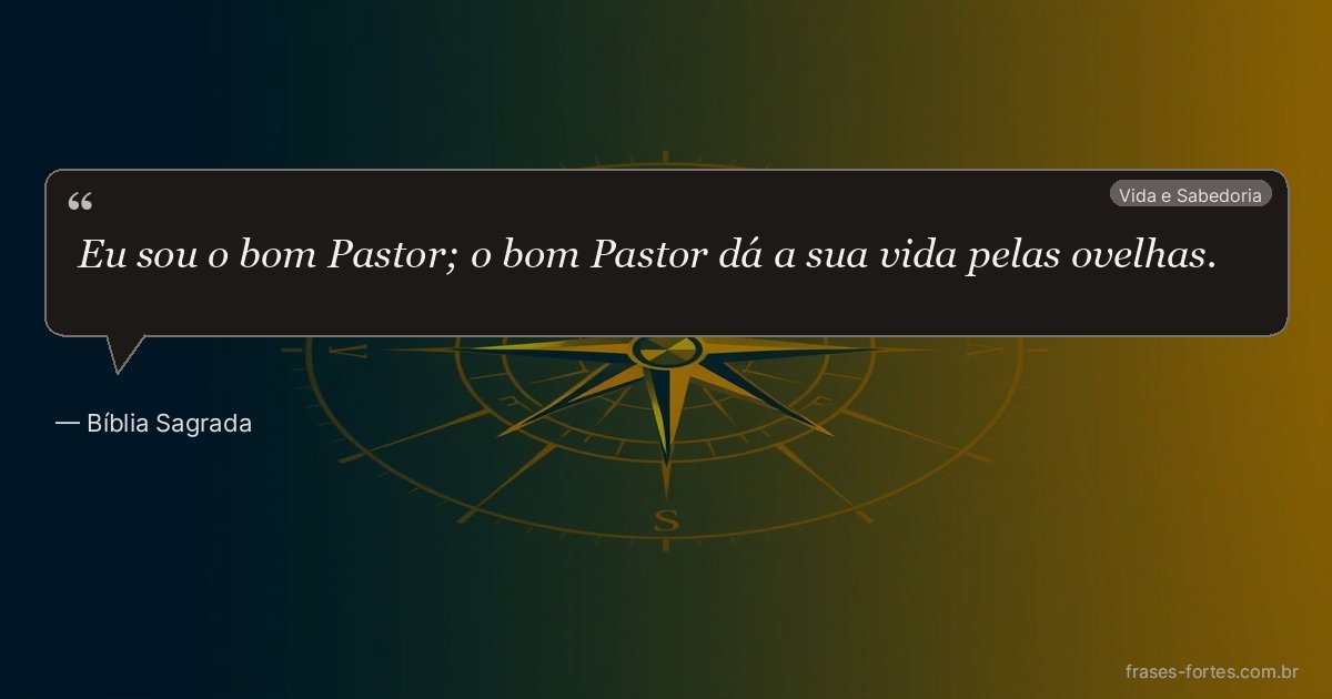 Frase de Bíblia Sagrada