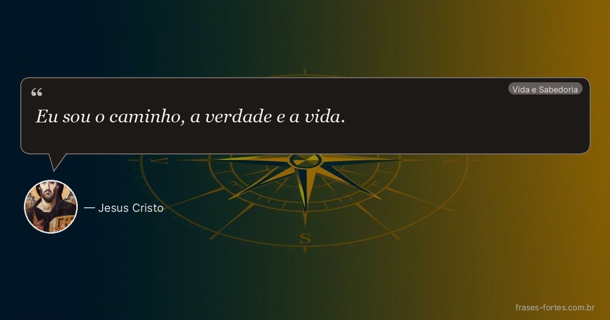 Frase de Jesus Cristo