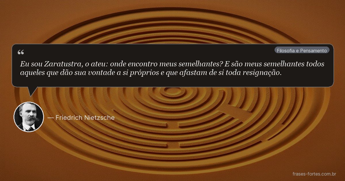 Frase de Friedrich Nietzsche