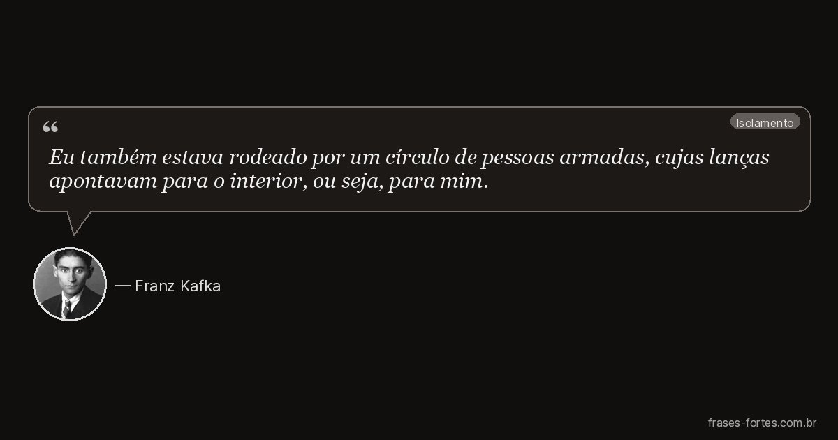 Frase de Franz Kafka