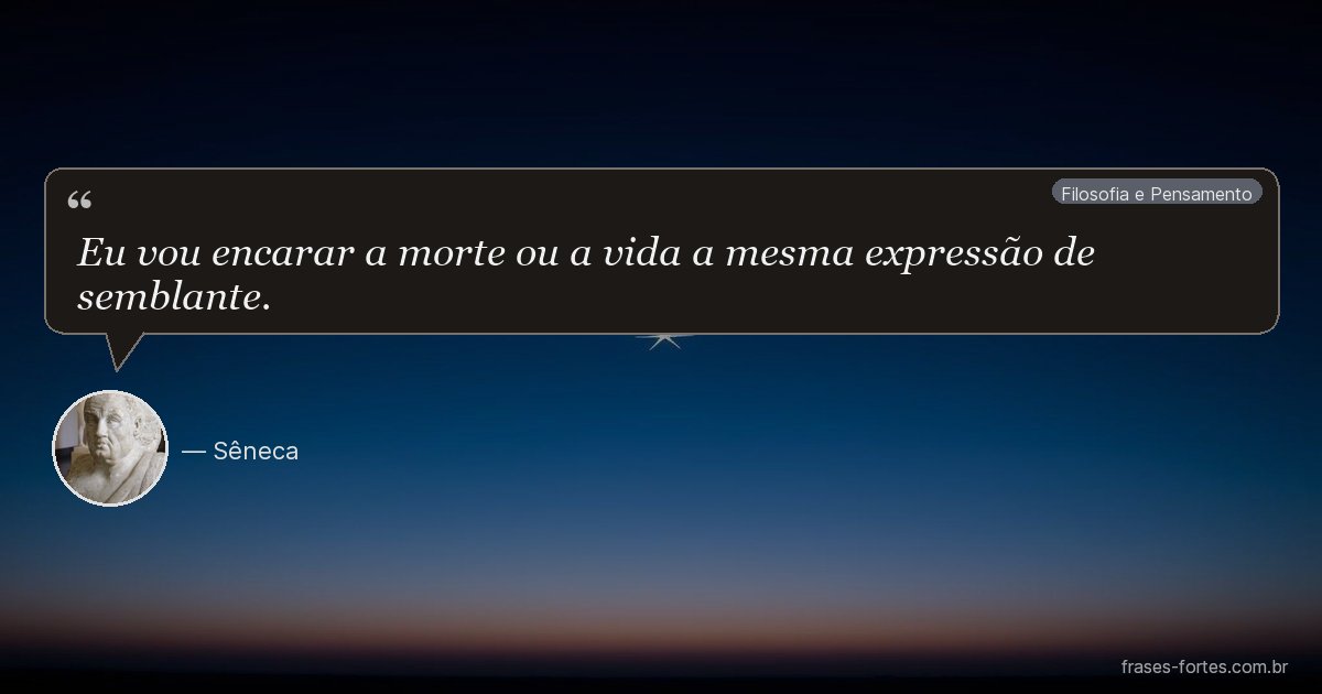Frase de Sêneca