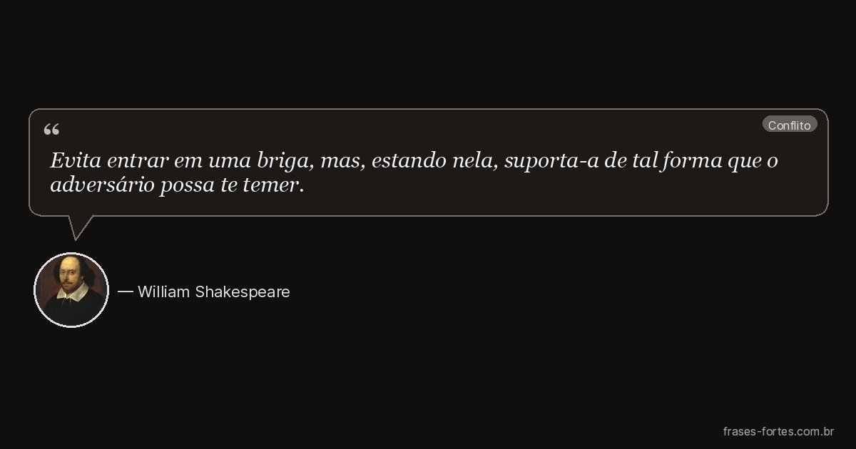 Frase de William Shakespeare