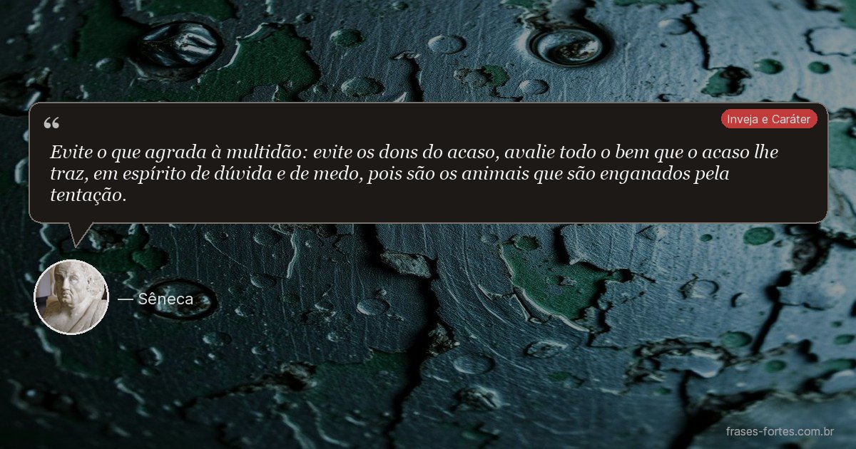 Frase de Sêneca
