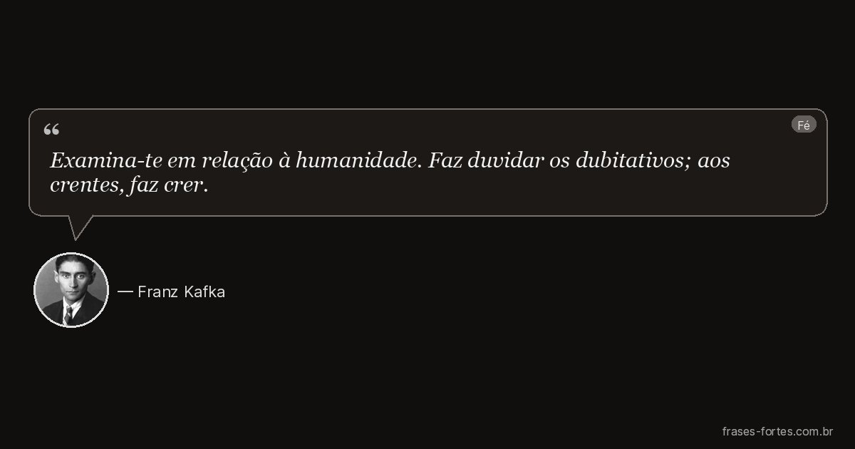 Frase de Franz Kafka