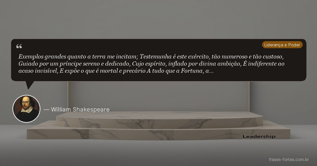 Frase de William Shakespeare