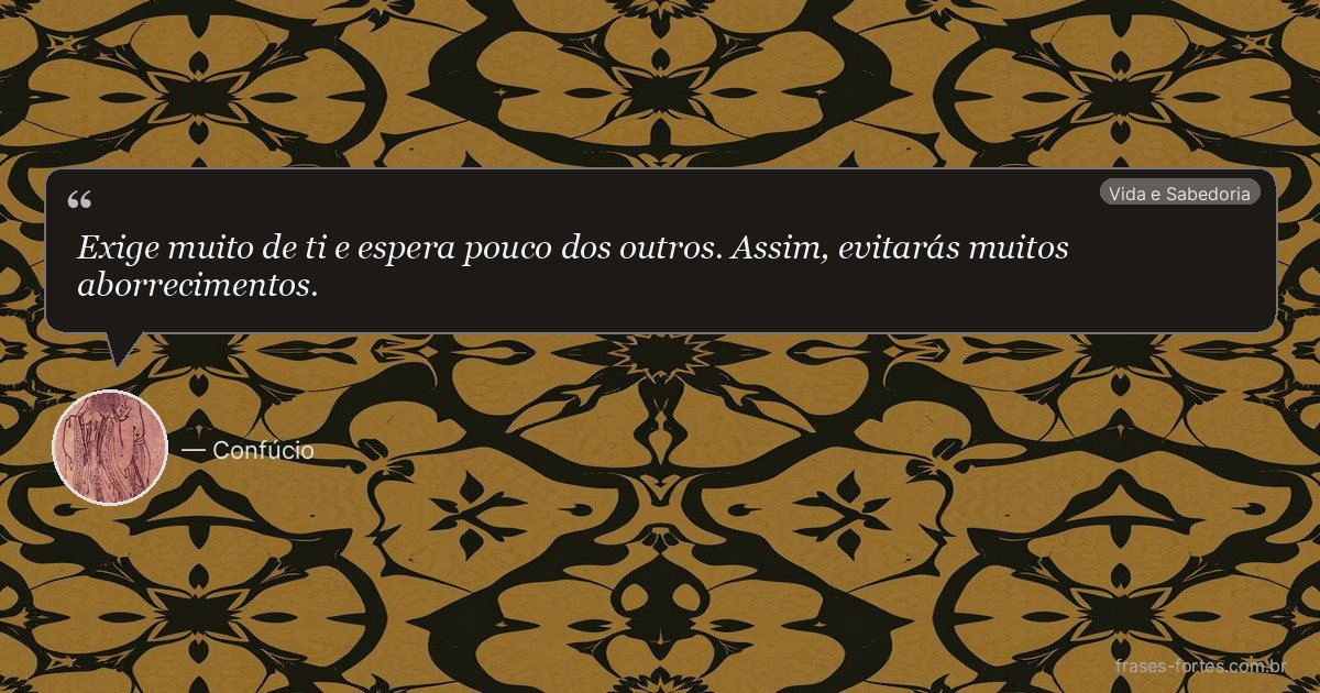 Frase de Confúcio
