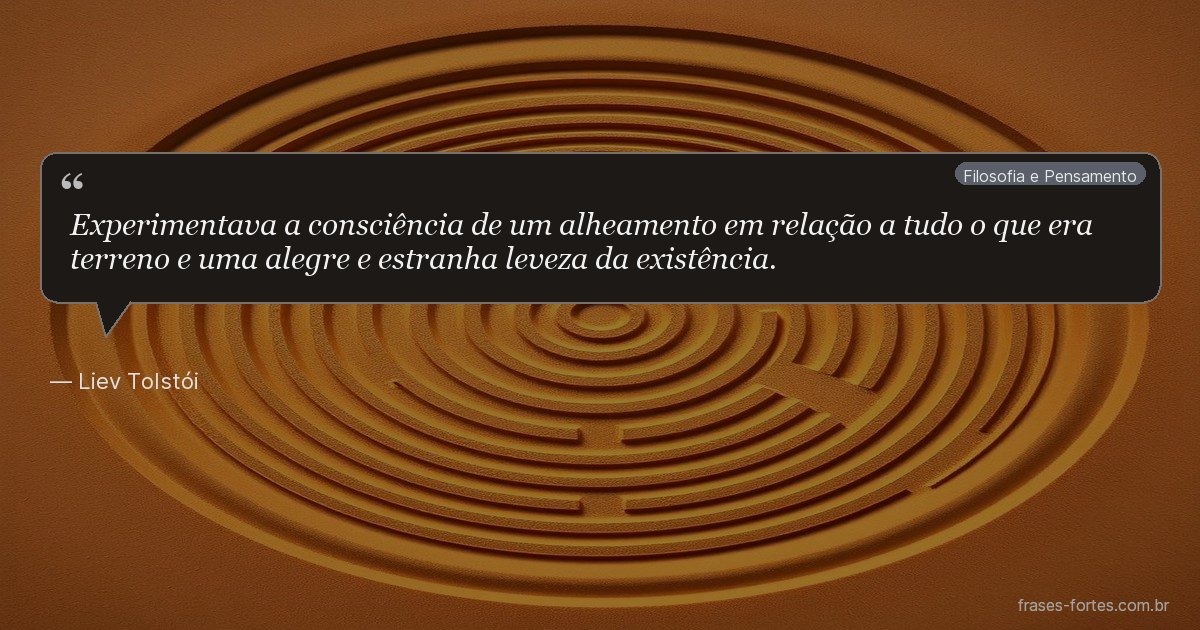 Frase de Liev Tolstói