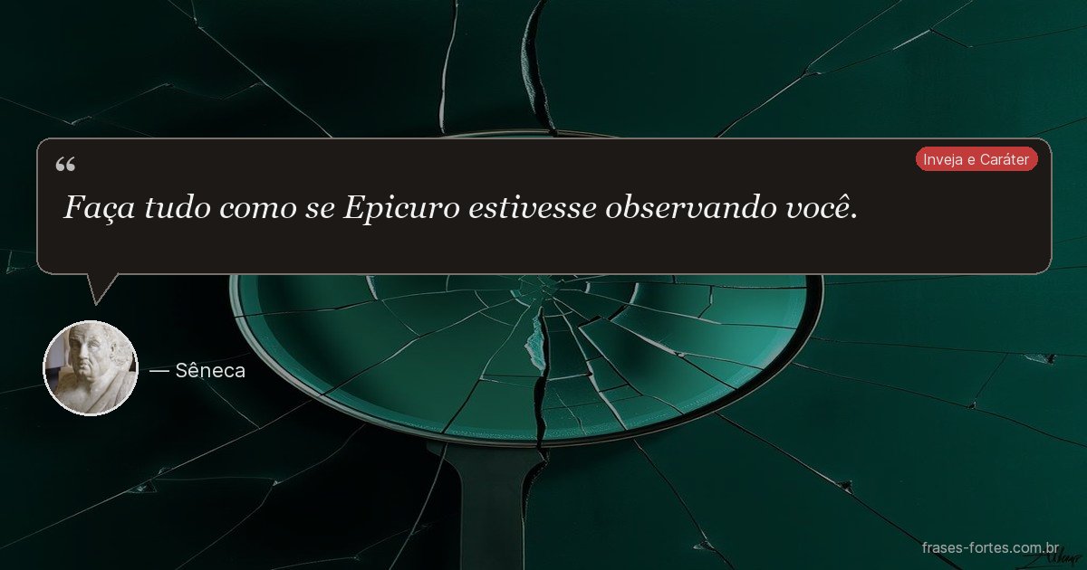 Frase de Sêneca