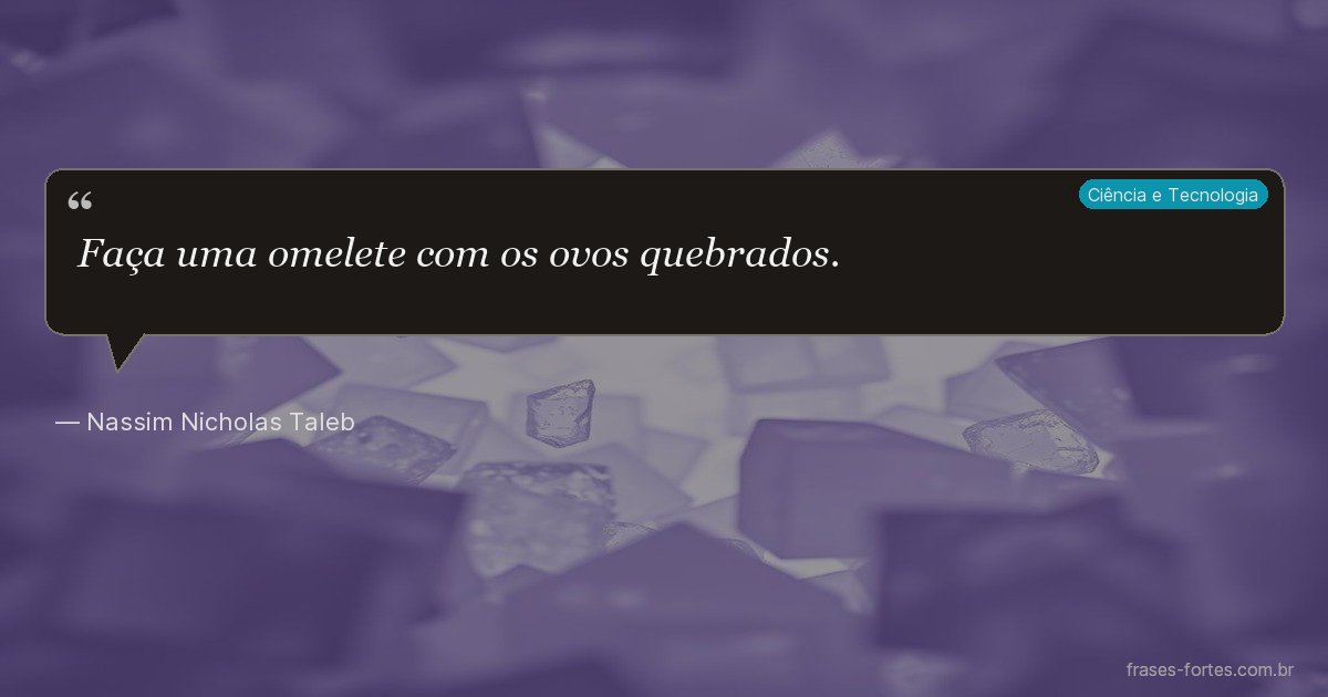 Frase de Nassim Nicholas Taleb