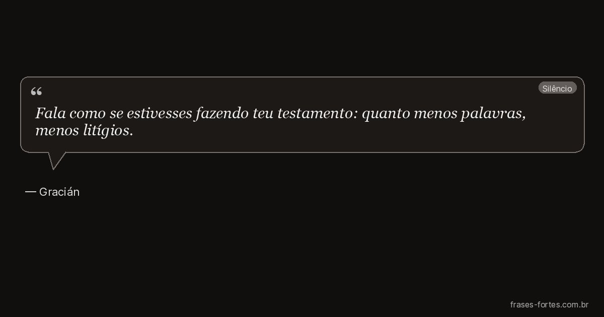 Frase de Gracián