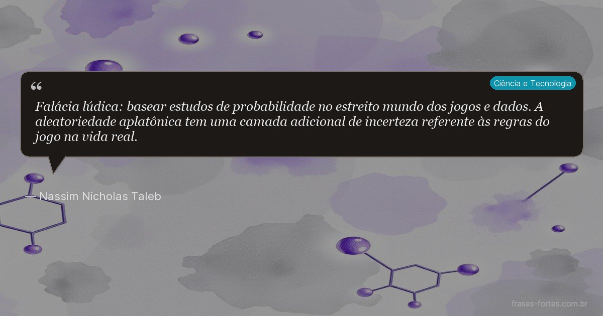 Frase de Nassim Nicholas Taleb