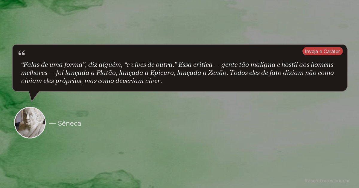 Frase de Sêneca