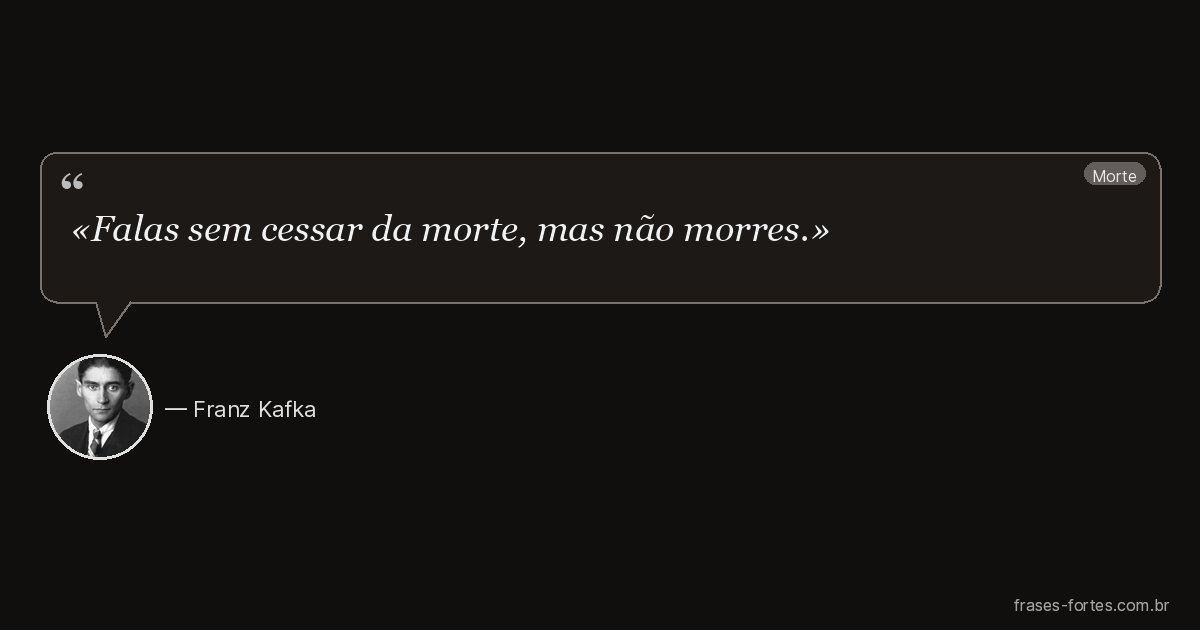 Frase de Franz Kafka
