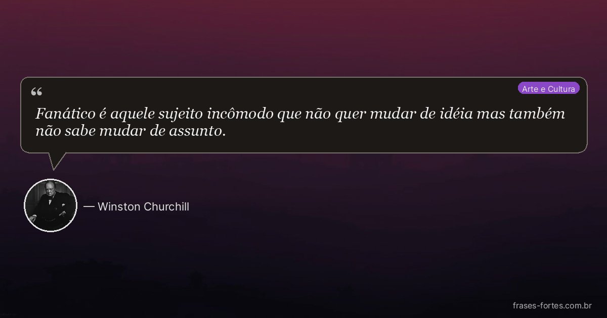 Frase de Winston Churchill