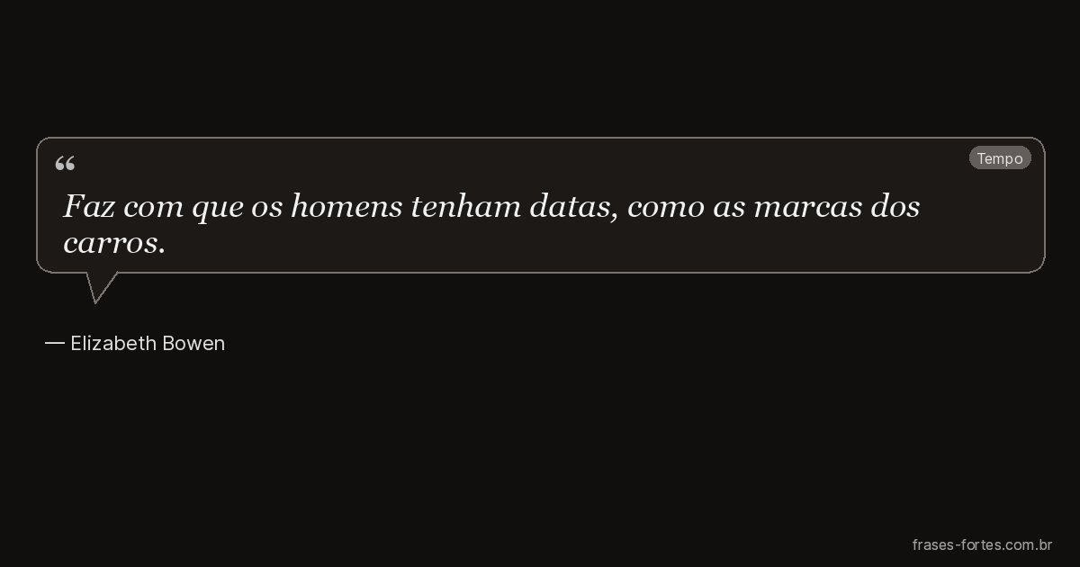 Frase de Elizabeth Bowen