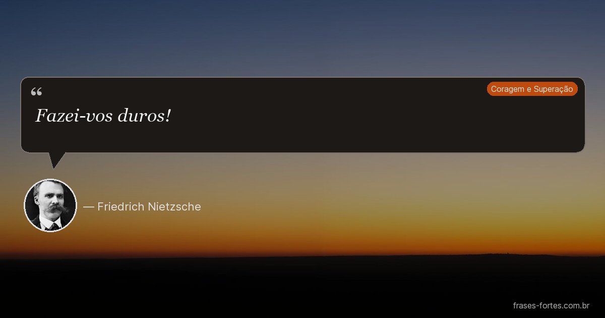 Frase de Friedrich Nietzsche