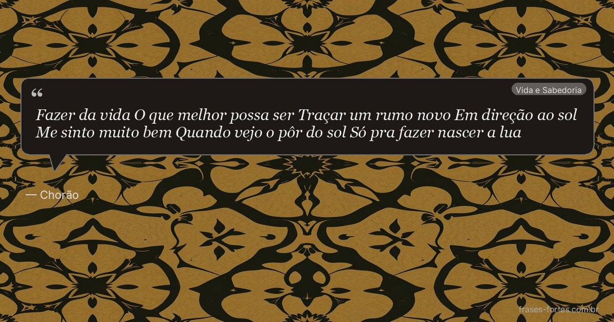 Frase de Chorão