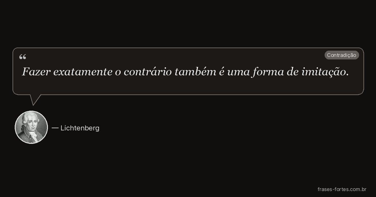 Frase de Lichtenberg