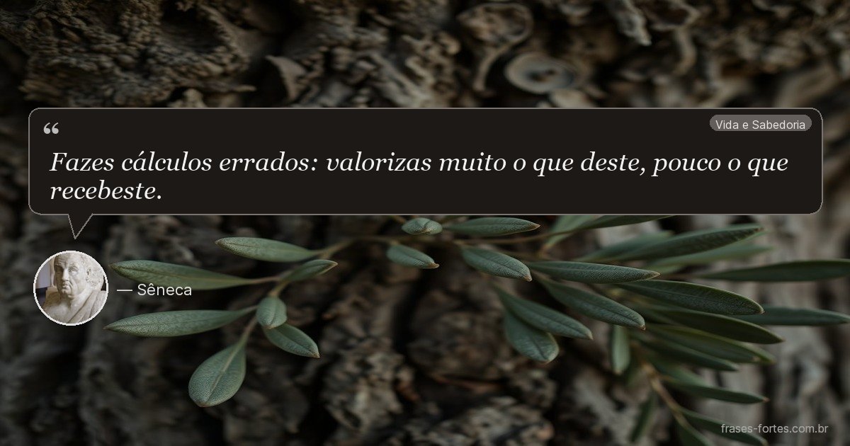 Frase de Sêneca