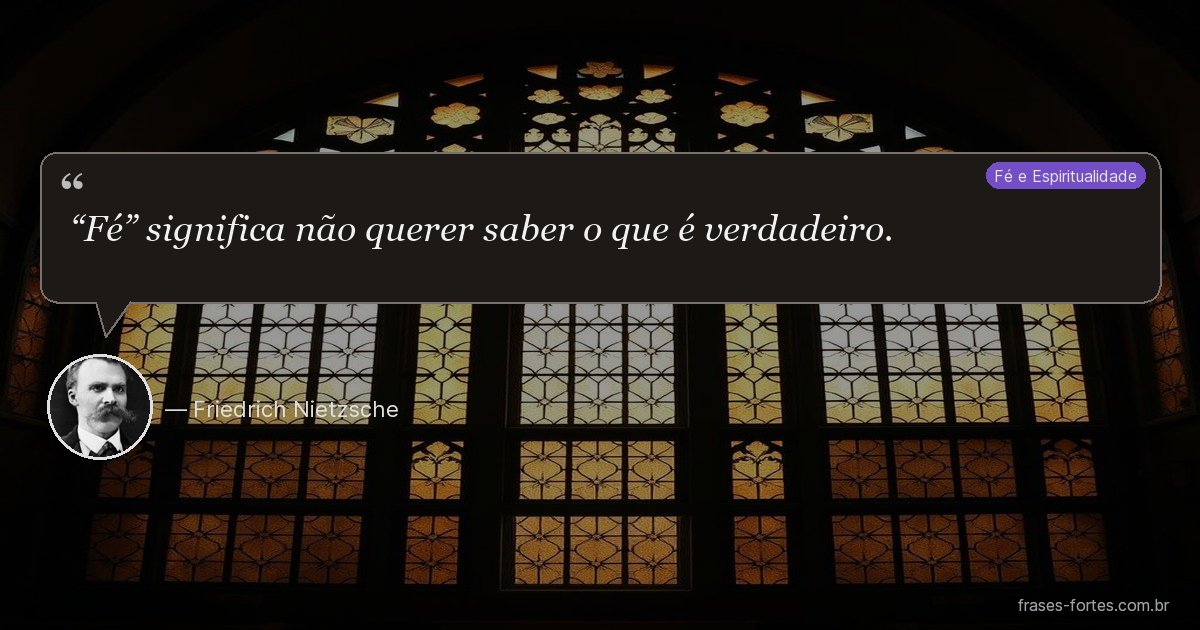 Frase de Friedrich Nietzsche