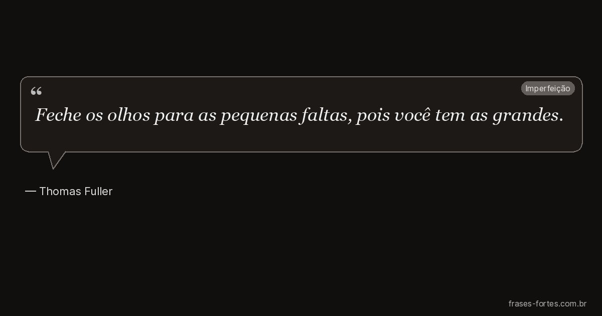 Frase de Thomas Fuller