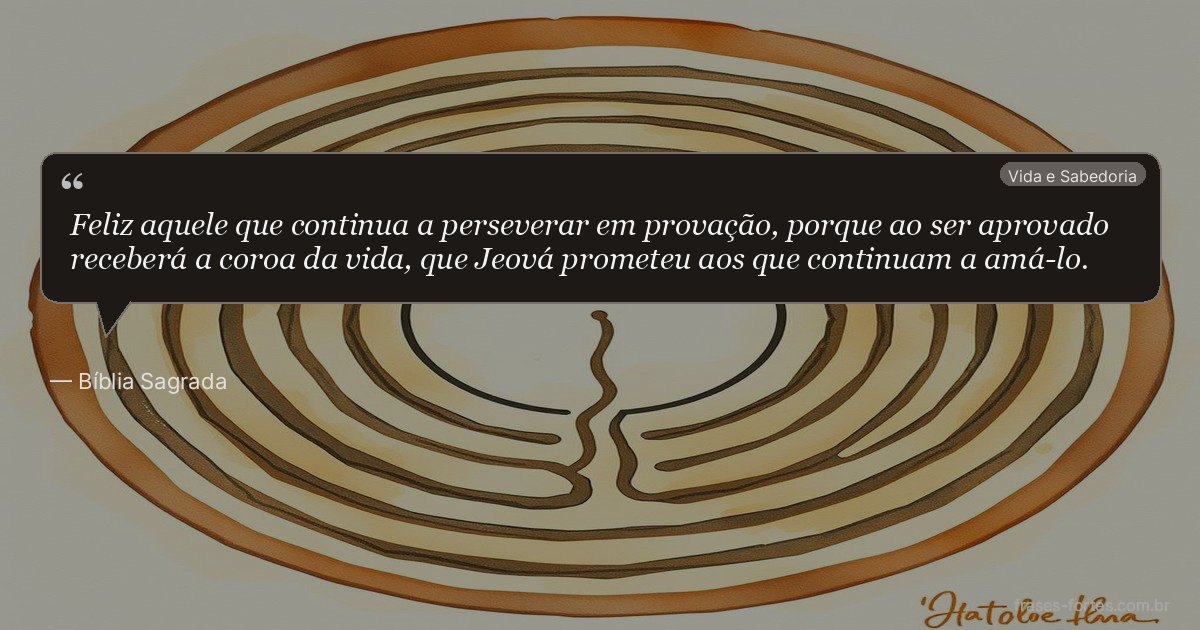 Frase de Bíblia Sagrada