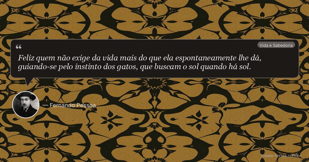 Frase de Fernando Pessoa