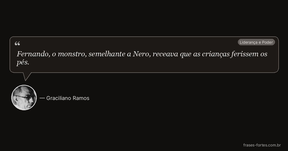 Frase de Graciliano Ramos
