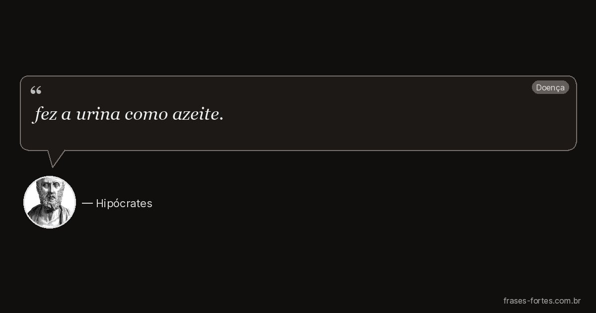 Frase de Hipócrates