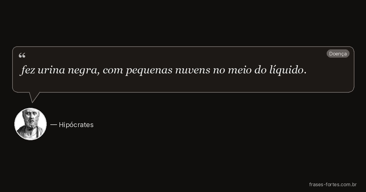 Frase de Hipócrates
