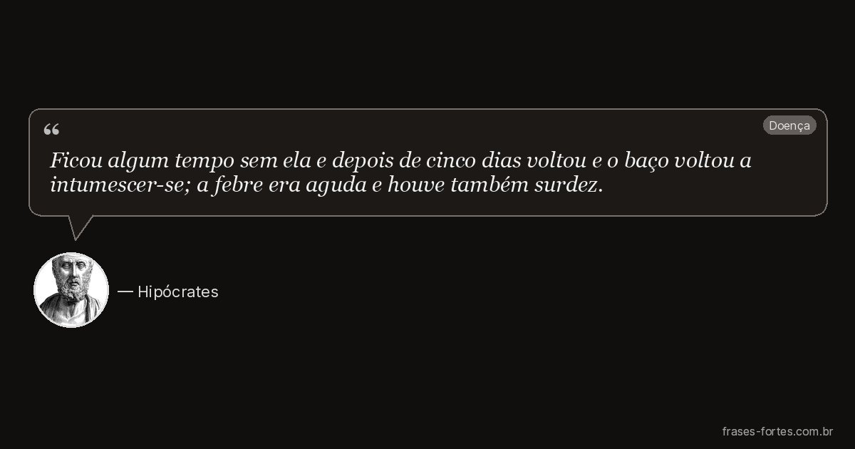 Frase de Hipócrates